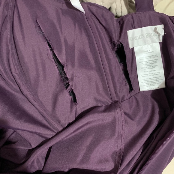 Chiffon One Shoulder Dress - Picture 4 of 5